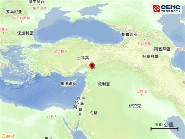 土耳其突發(fā)7.8級地震 震中300公里有33座大中城市